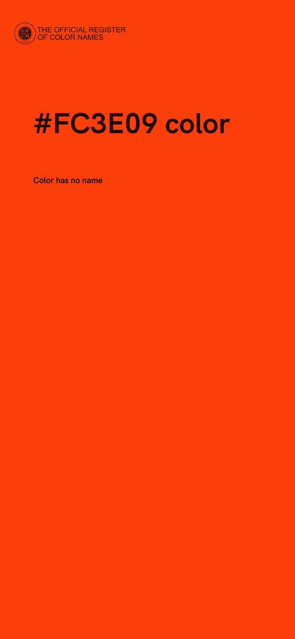 #FC3E09 color image