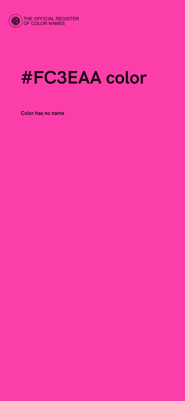 #FC3EAA color image