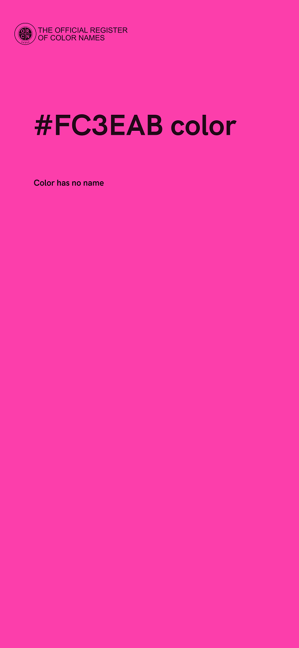 #FC3EAB color image