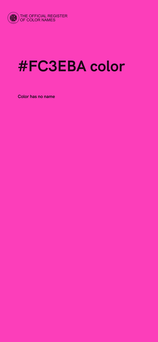 #FC3EBA color image