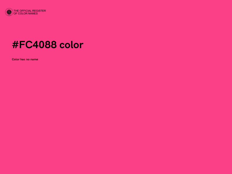 #FC4088 color image