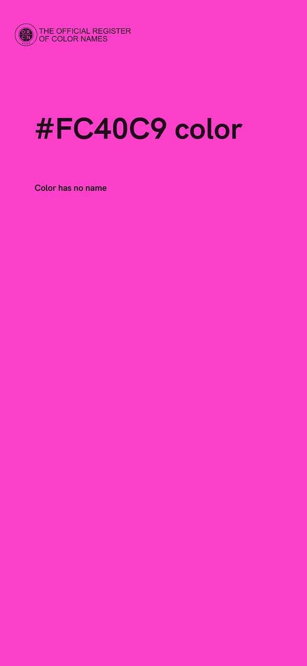 #FC40C9 color image