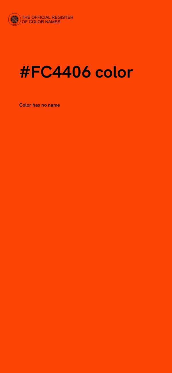 #FC4406 color image