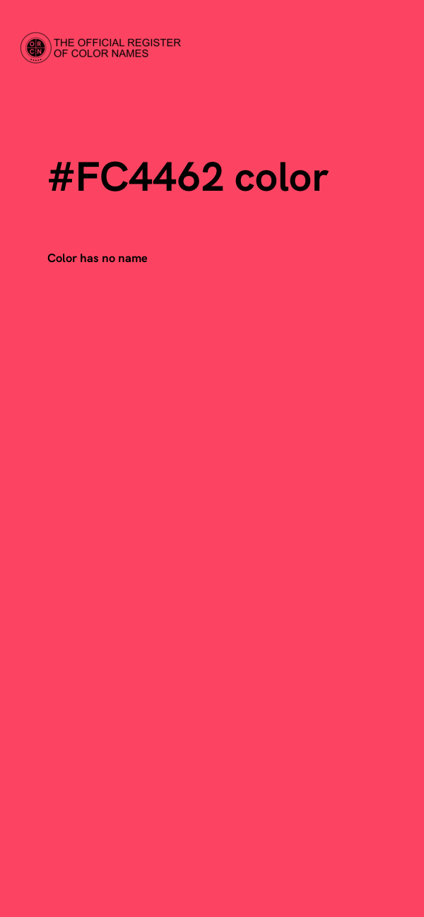 #FC4462 color image