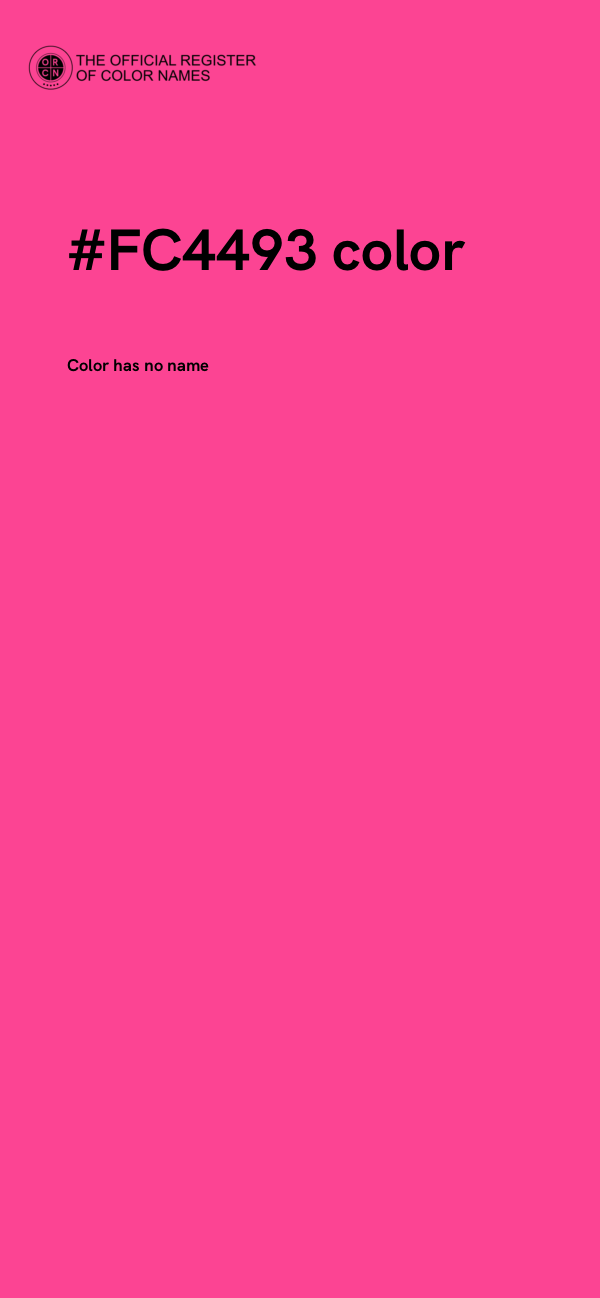 #FC4493 color image