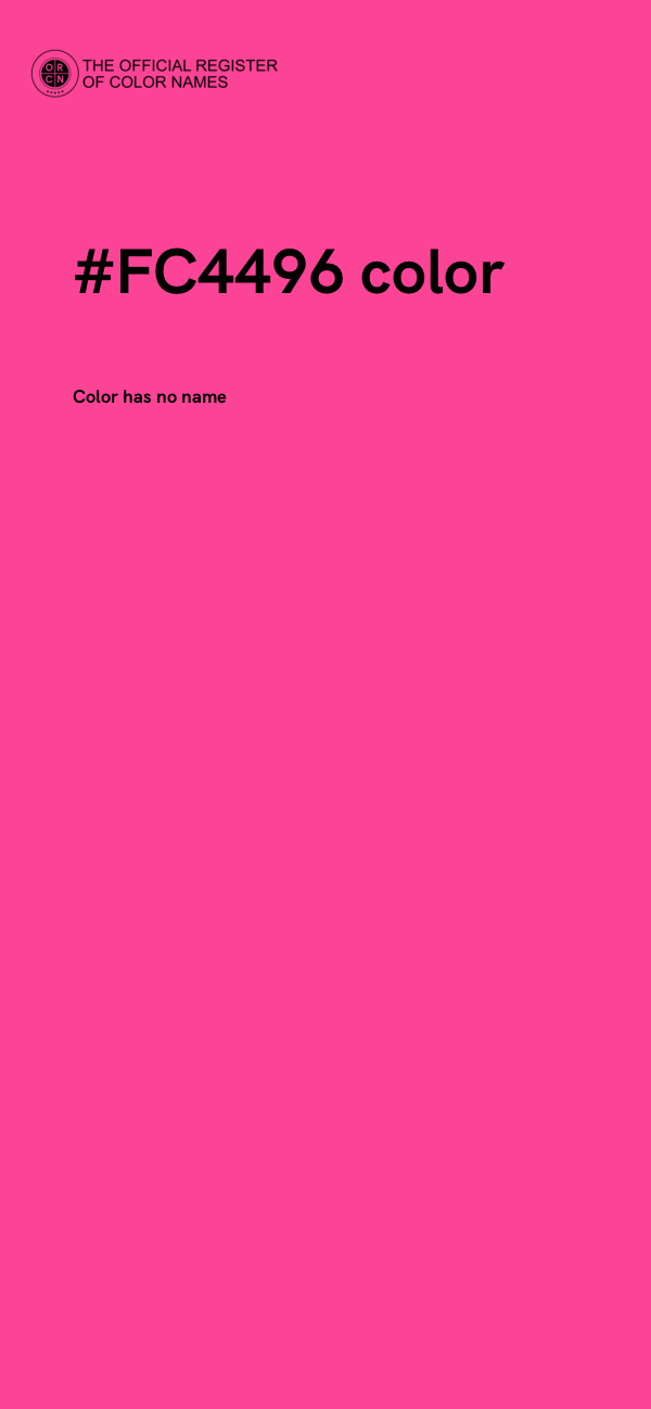 #FC4496 color image