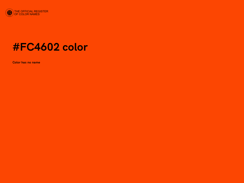 #FC4602 color image