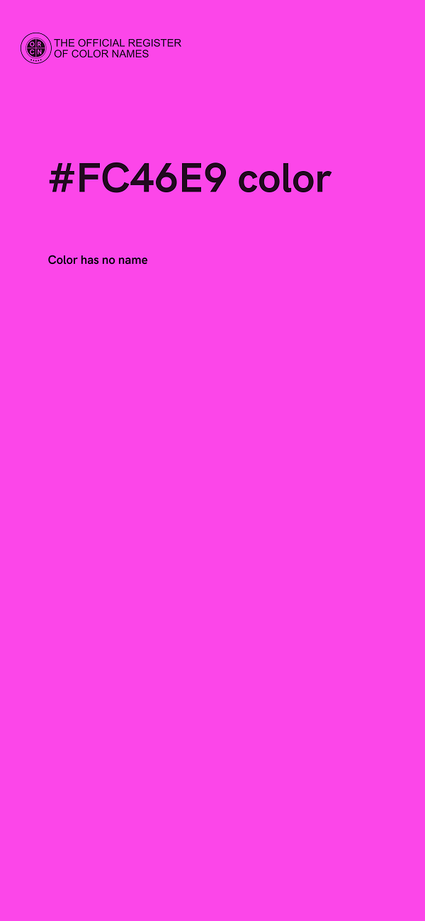 #FC46E9 color image