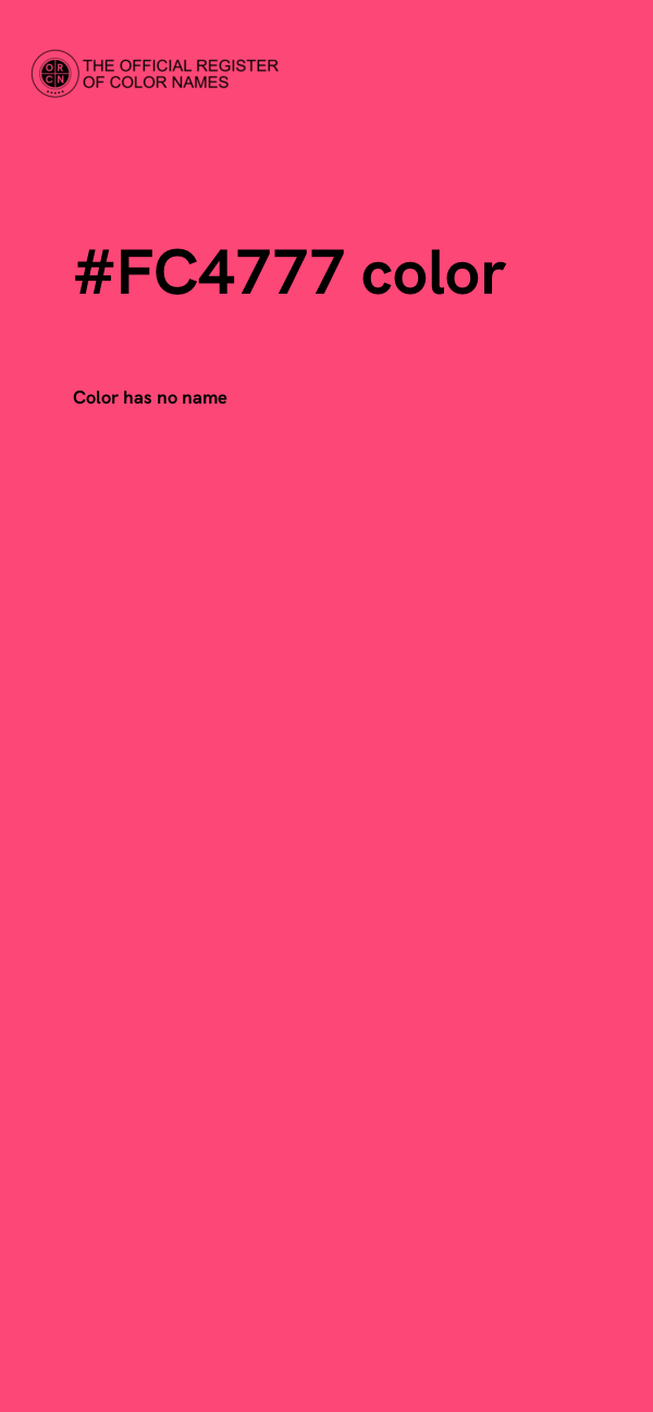 #FC4777 color image