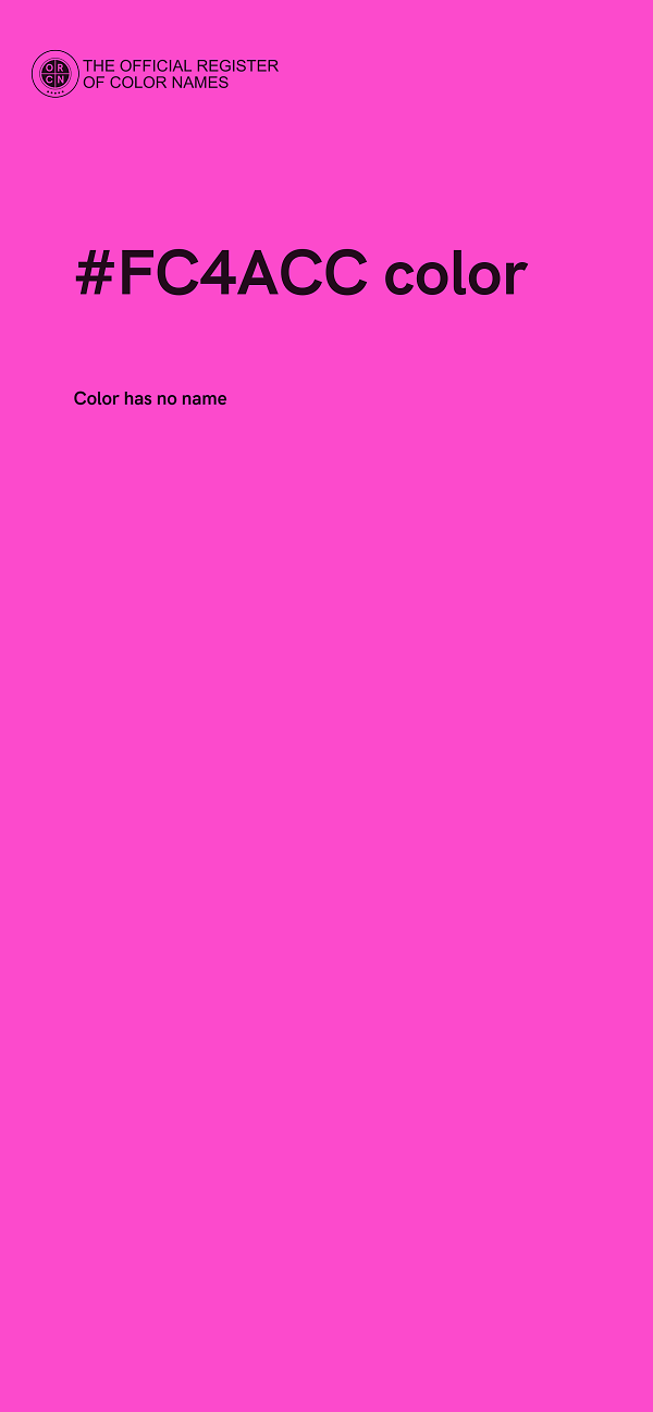#FC4ACC color image
