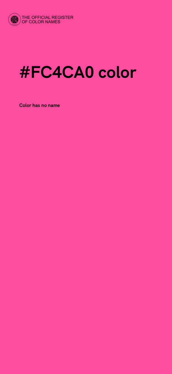 #FC4CA0 color image