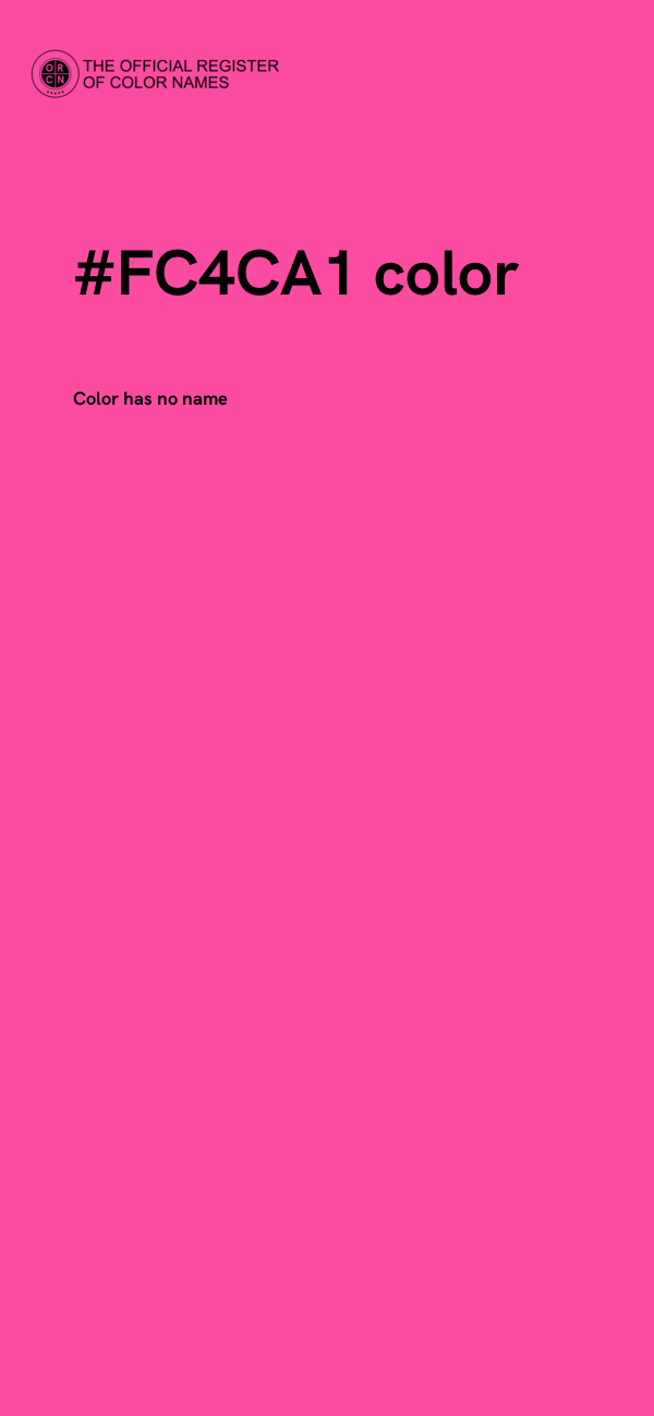 #FC4CA1 color image