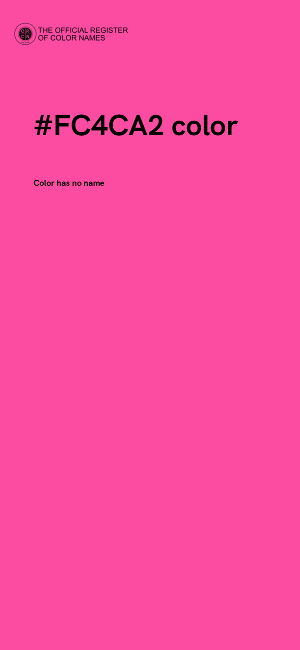#FC4CA2 color image