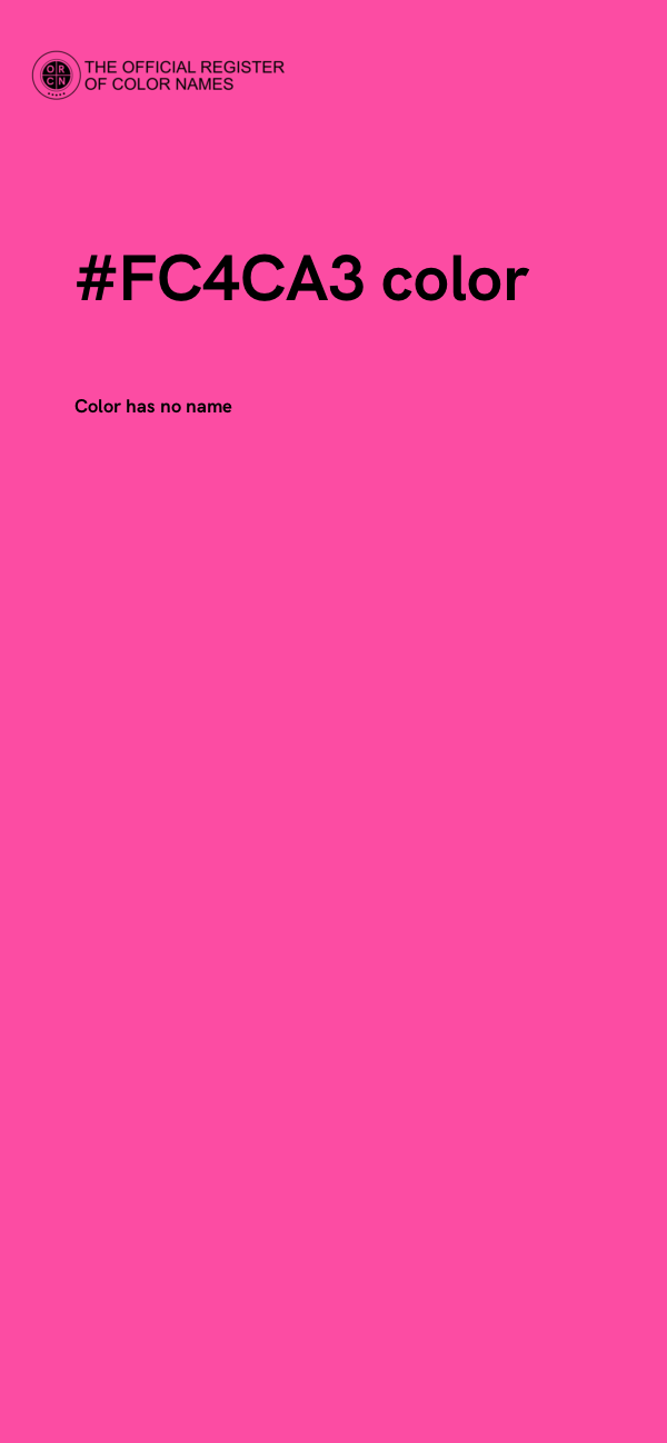 #FC4CA3 color image