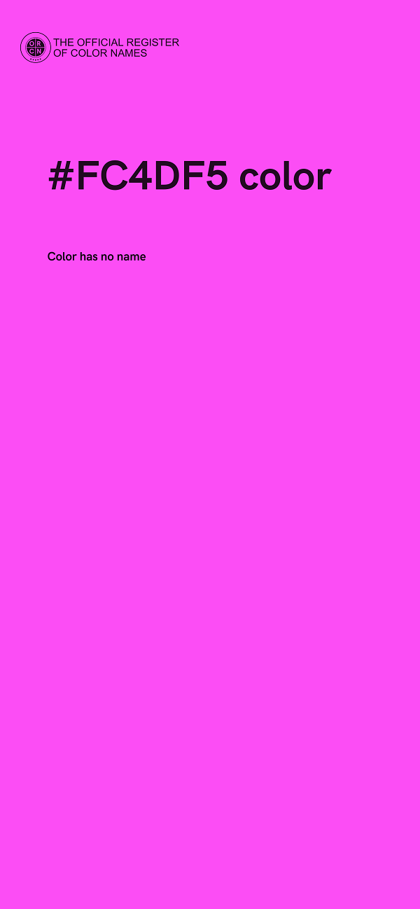 #FC4DF5 color image