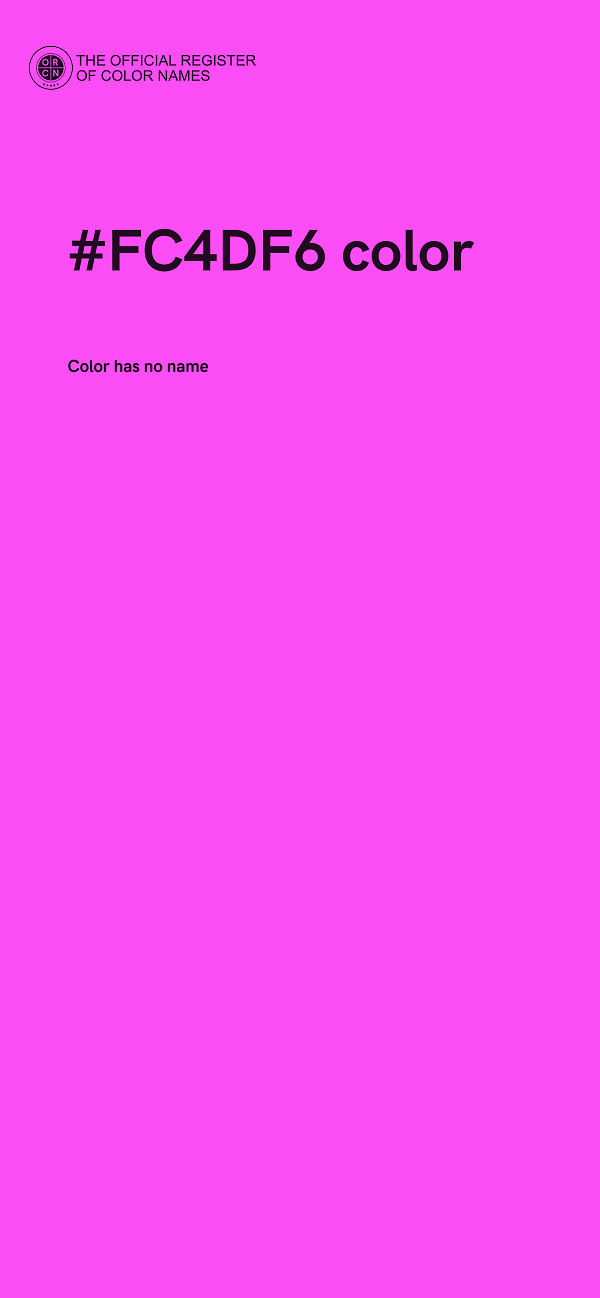 #FC4DF6 color image