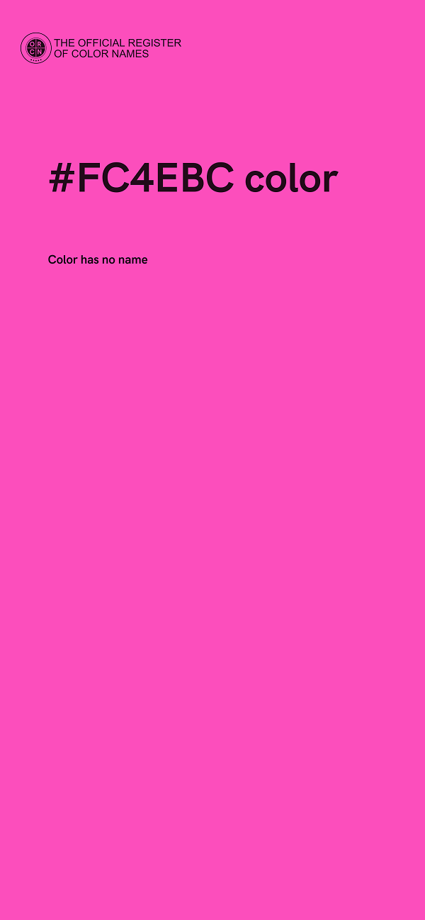 #FC4EBC color image