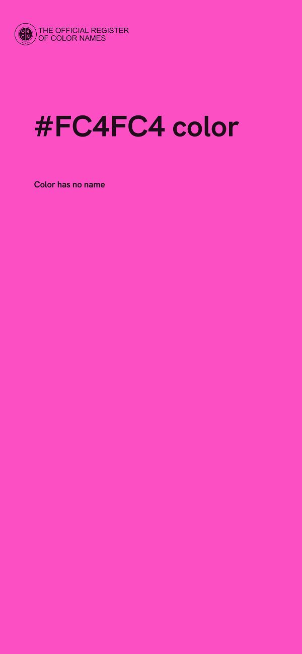 #FC4FC4 color image