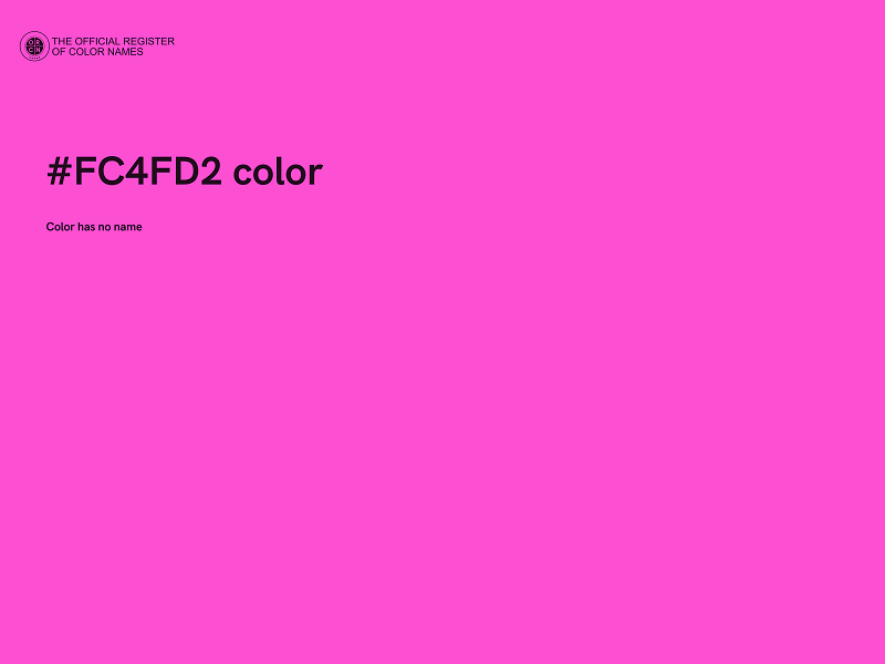 #FC4FD2 color image