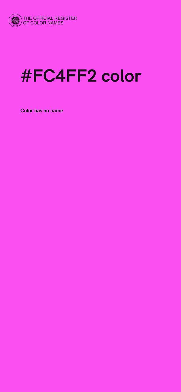 #FC4FF2 color image