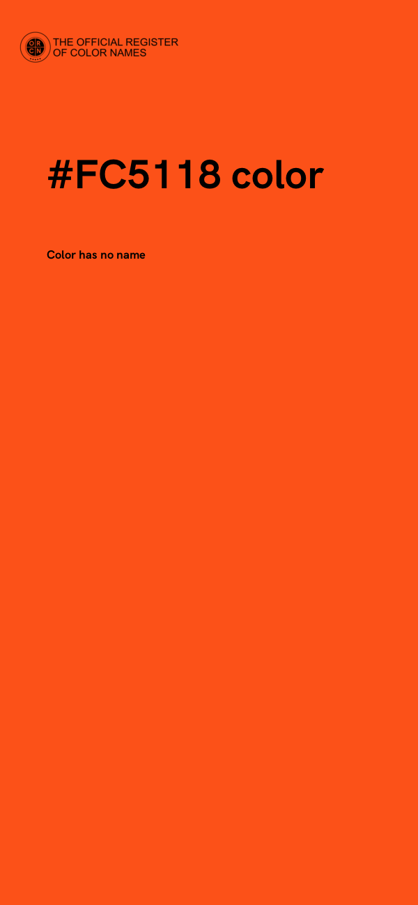 #FC5118 color image