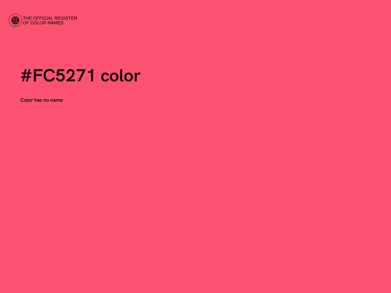 #FC5271 color image