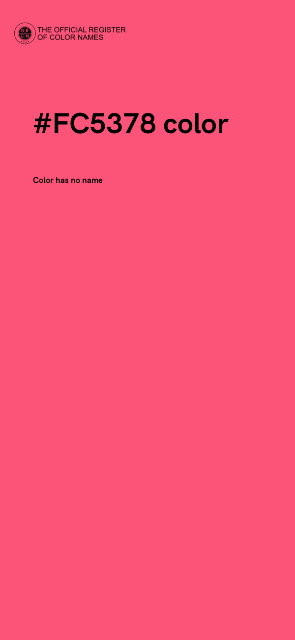 #FC5378 color image