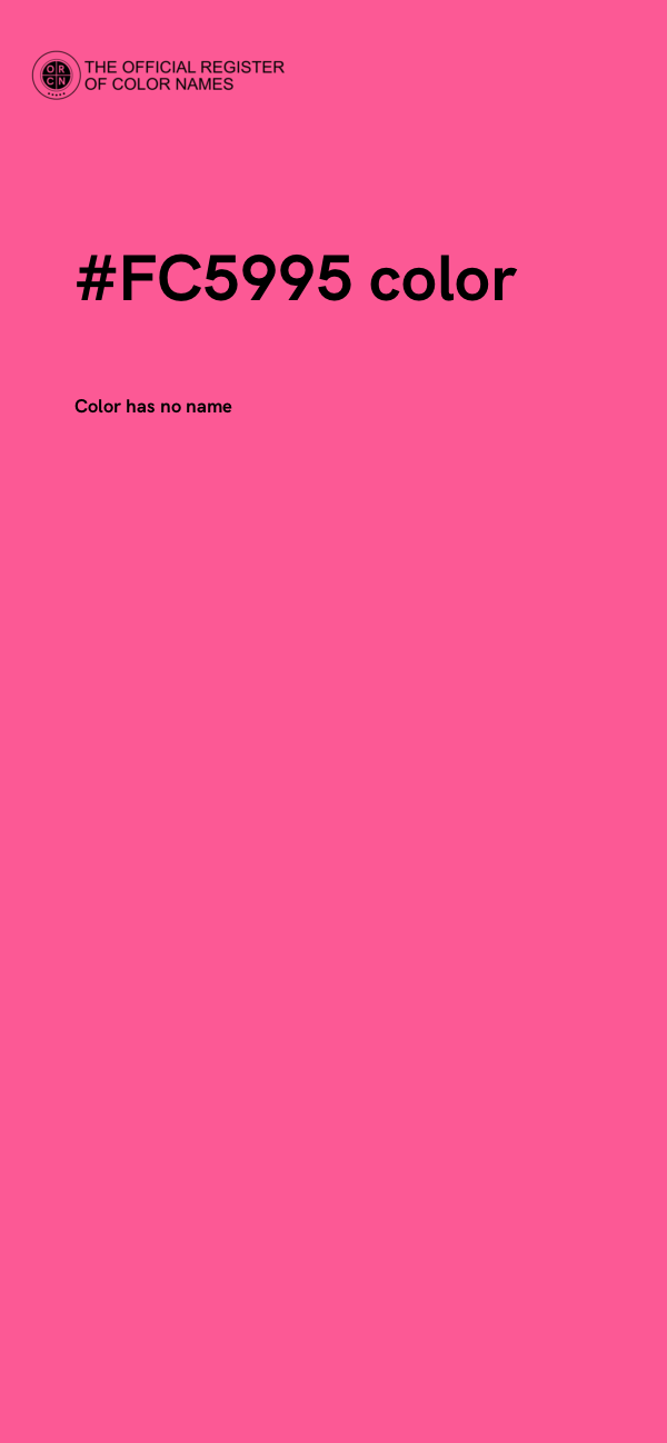 #FC5995 color image