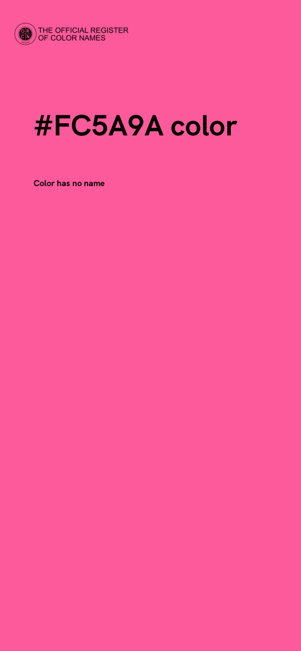 #FC5A9A color image