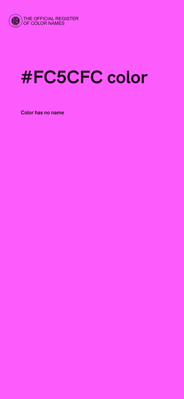 #FC5CFC color image