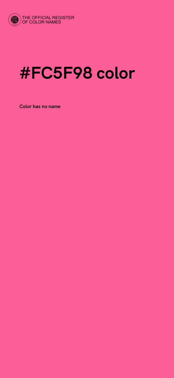 #FC5F98 color image