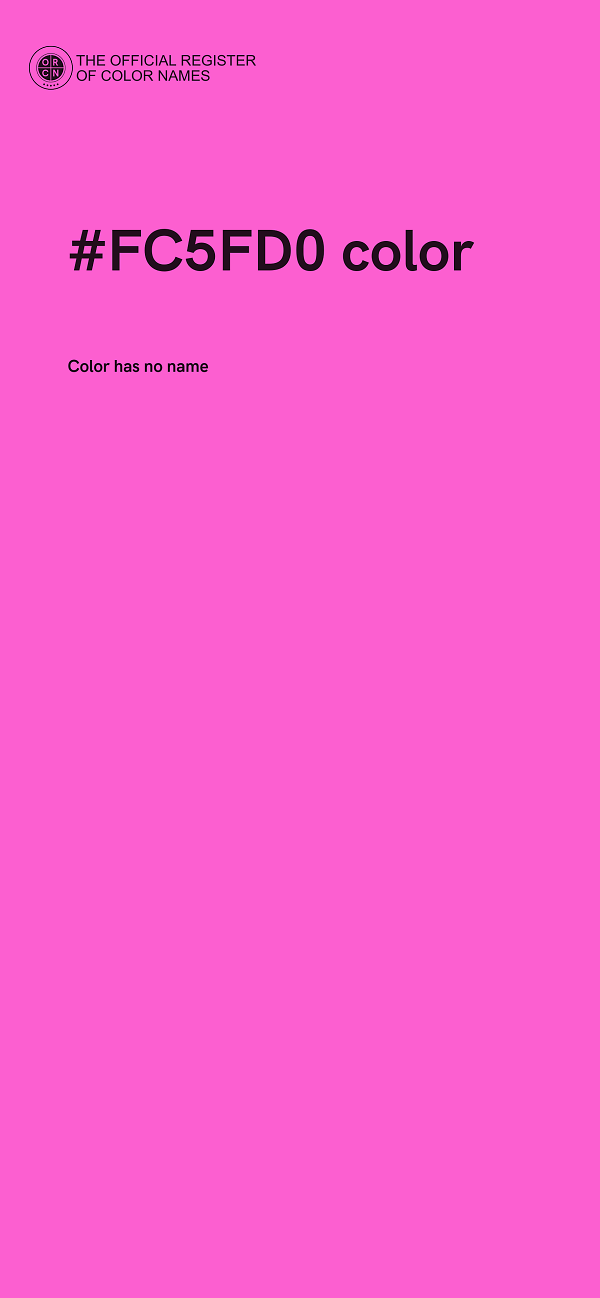 #FC5FD0 color image