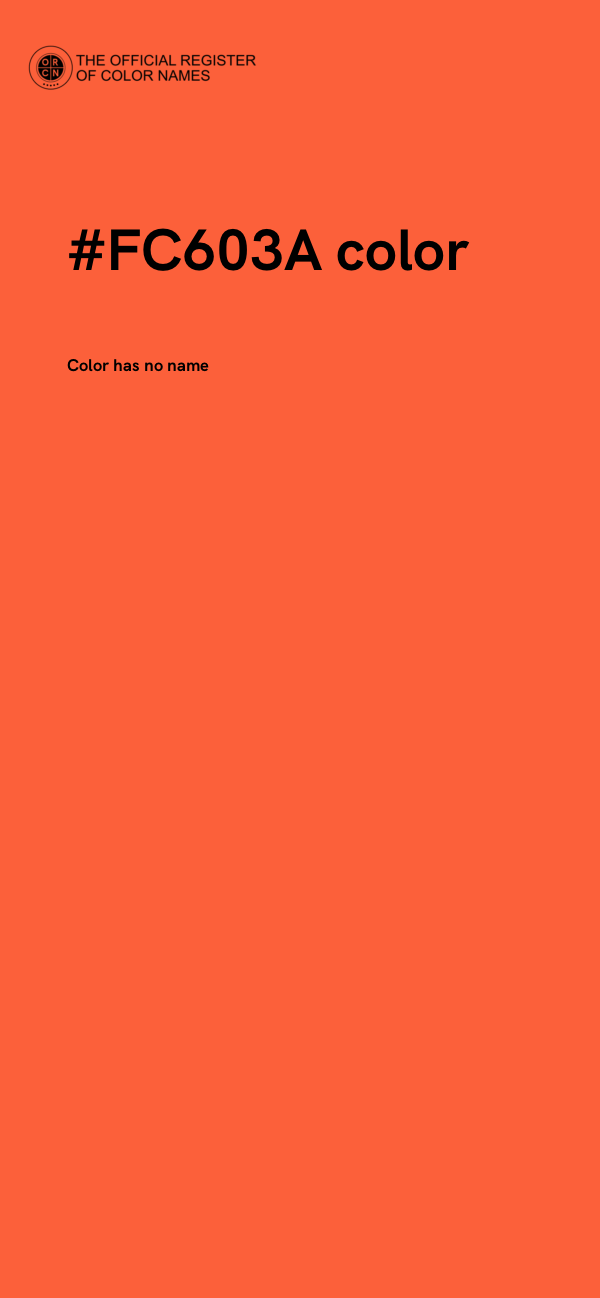 #FC603A color image