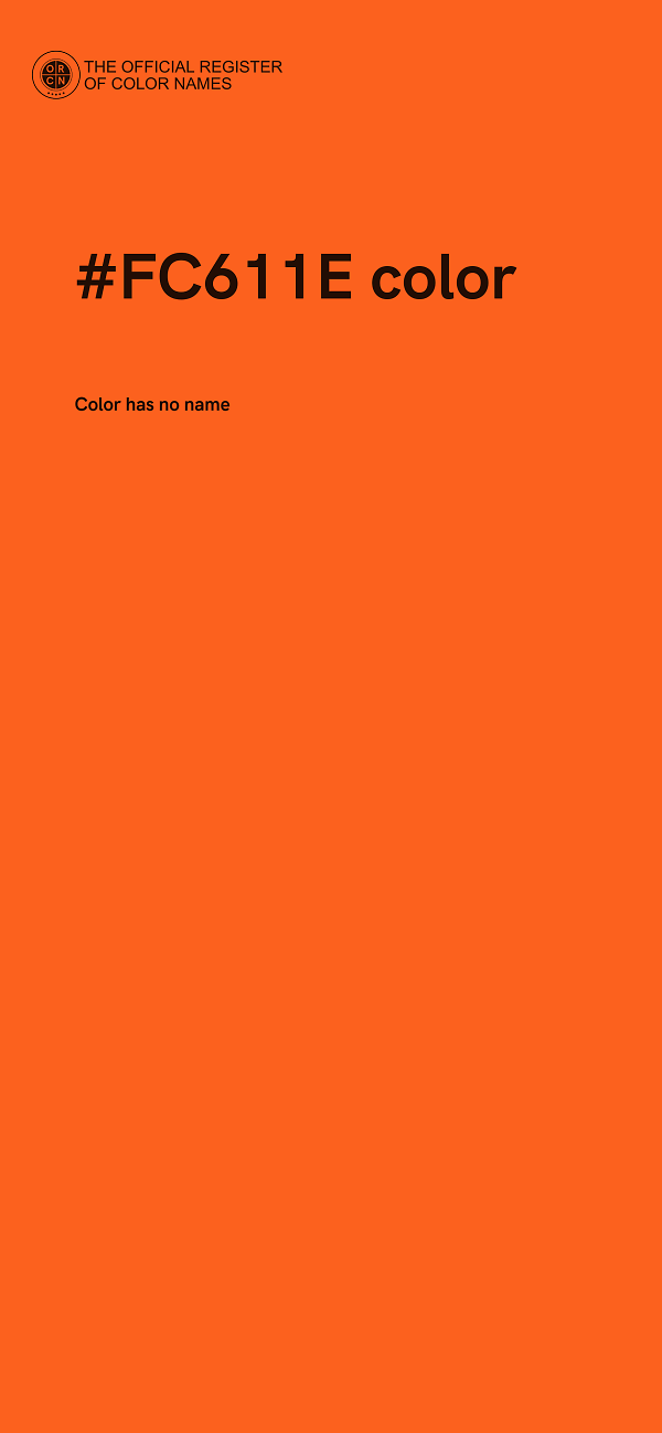 #FC611E color image