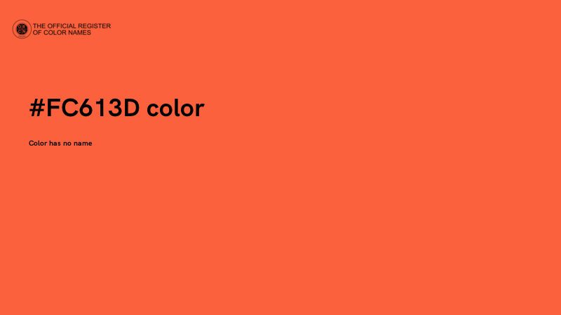 #FC613D color image