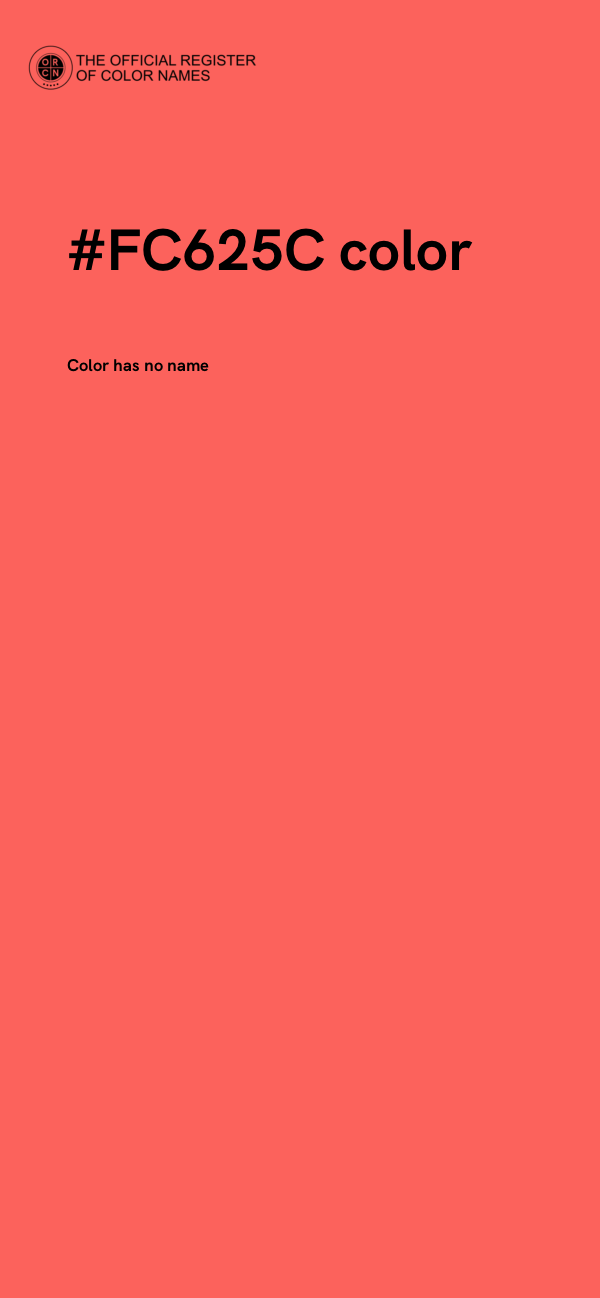 #FC625C color image