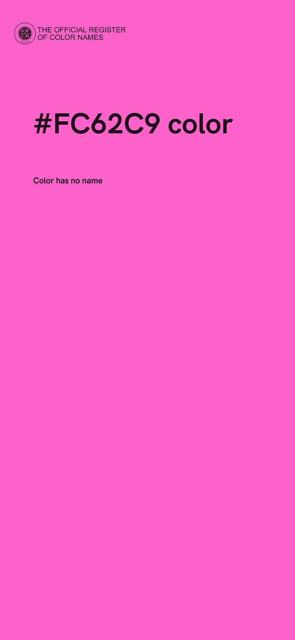 #FC62C9 color image