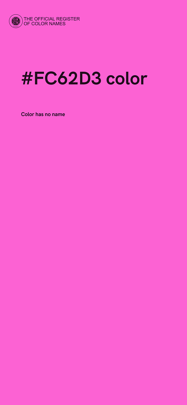 #FC62D3 color image