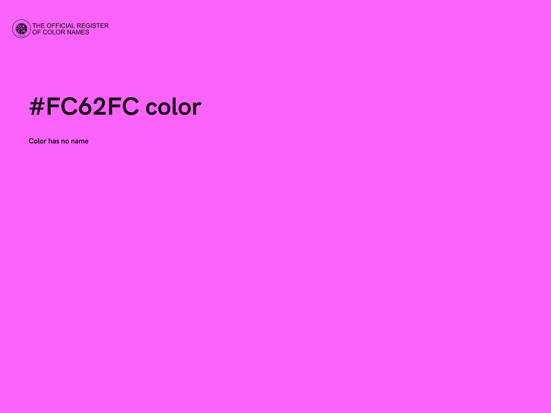 #FC62FC color image