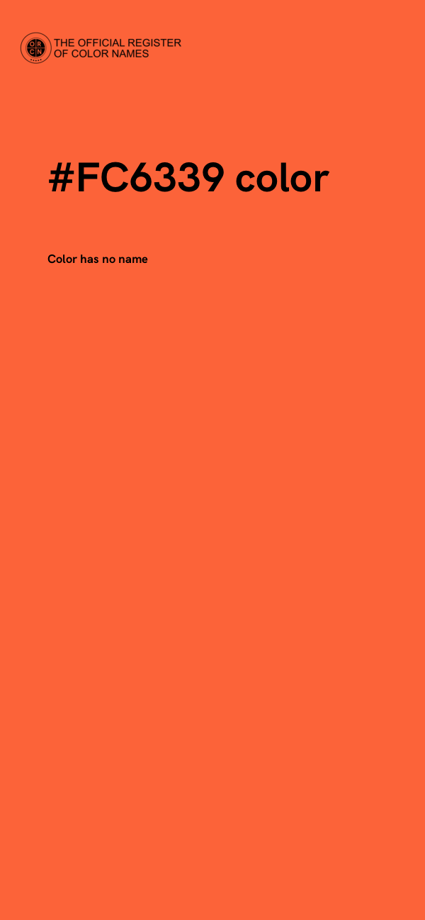 #FC6339 color image