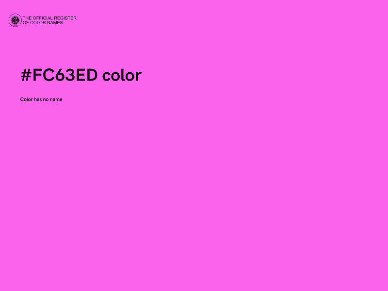 #FC63ED color image