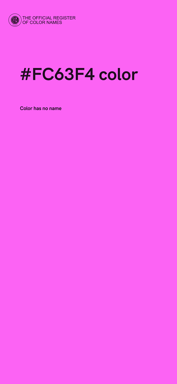#FC63F4 color image