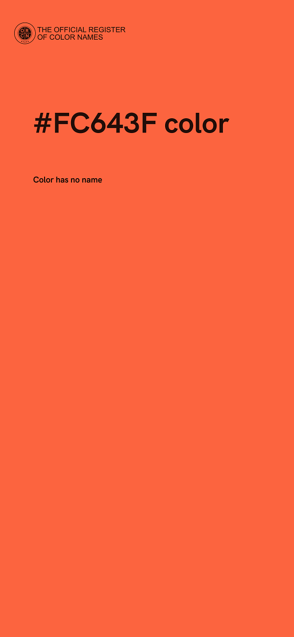 #FC643F color image
