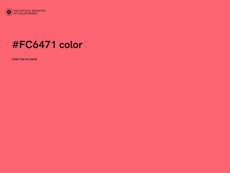 #FC6471 color image