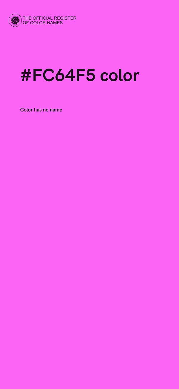 #FC64F5 color image