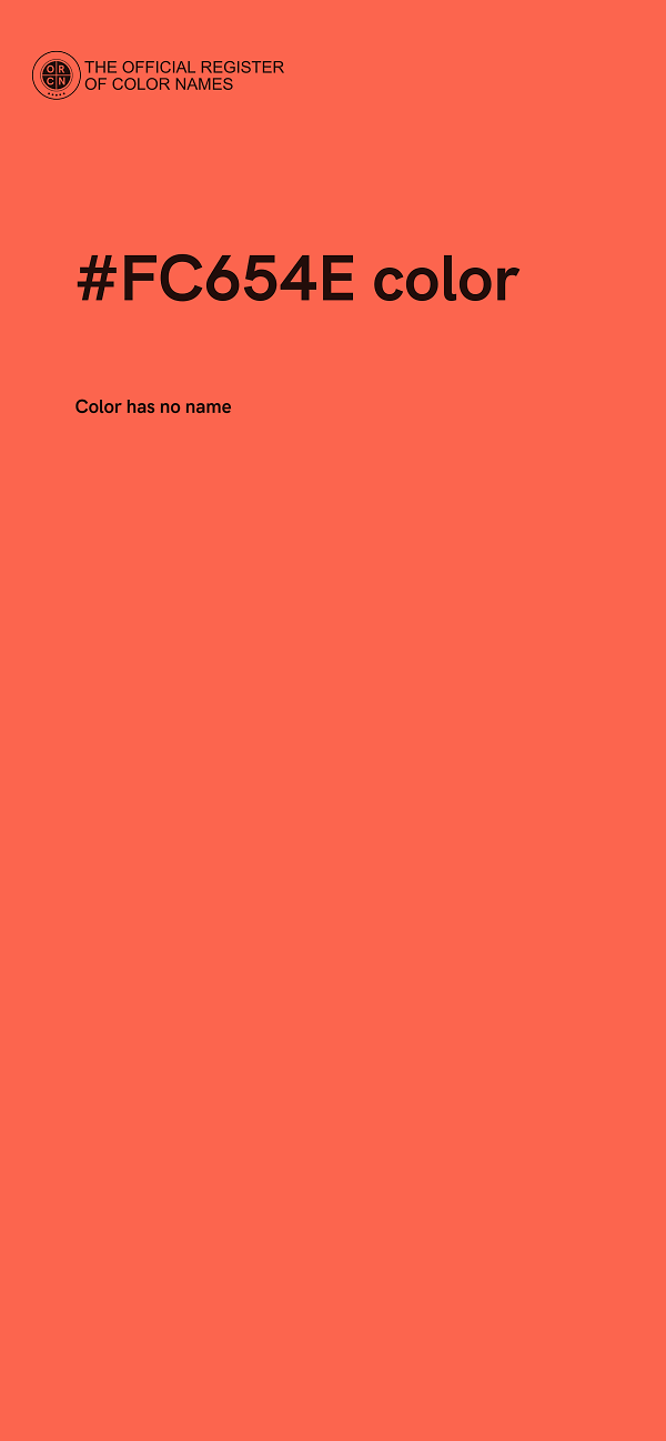 #FC654E color image