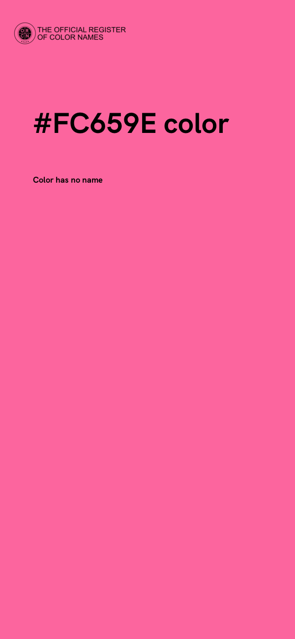 #FC659E color image