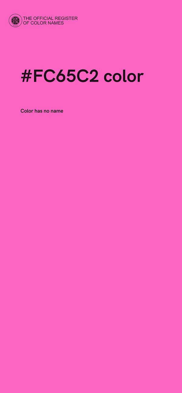 #FC65C2 color image