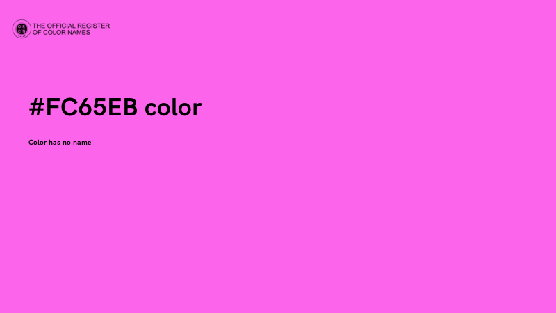 #FC65EB color image
