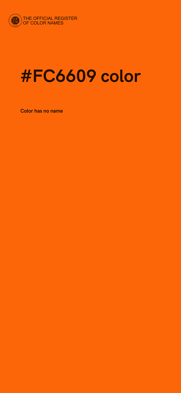 #FC6609 color image